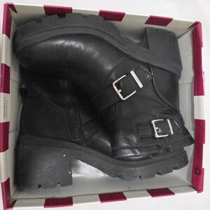Circus by Sam Edelman Black Combat Boots